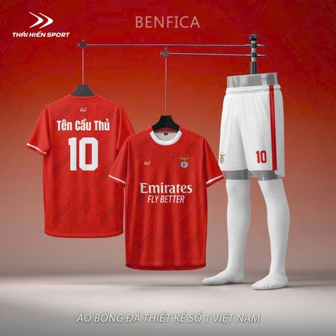  Áo đá bóng thiết kế Benfica 