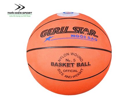  Bóng rổ Gerustar số 5 cao su (cam) 