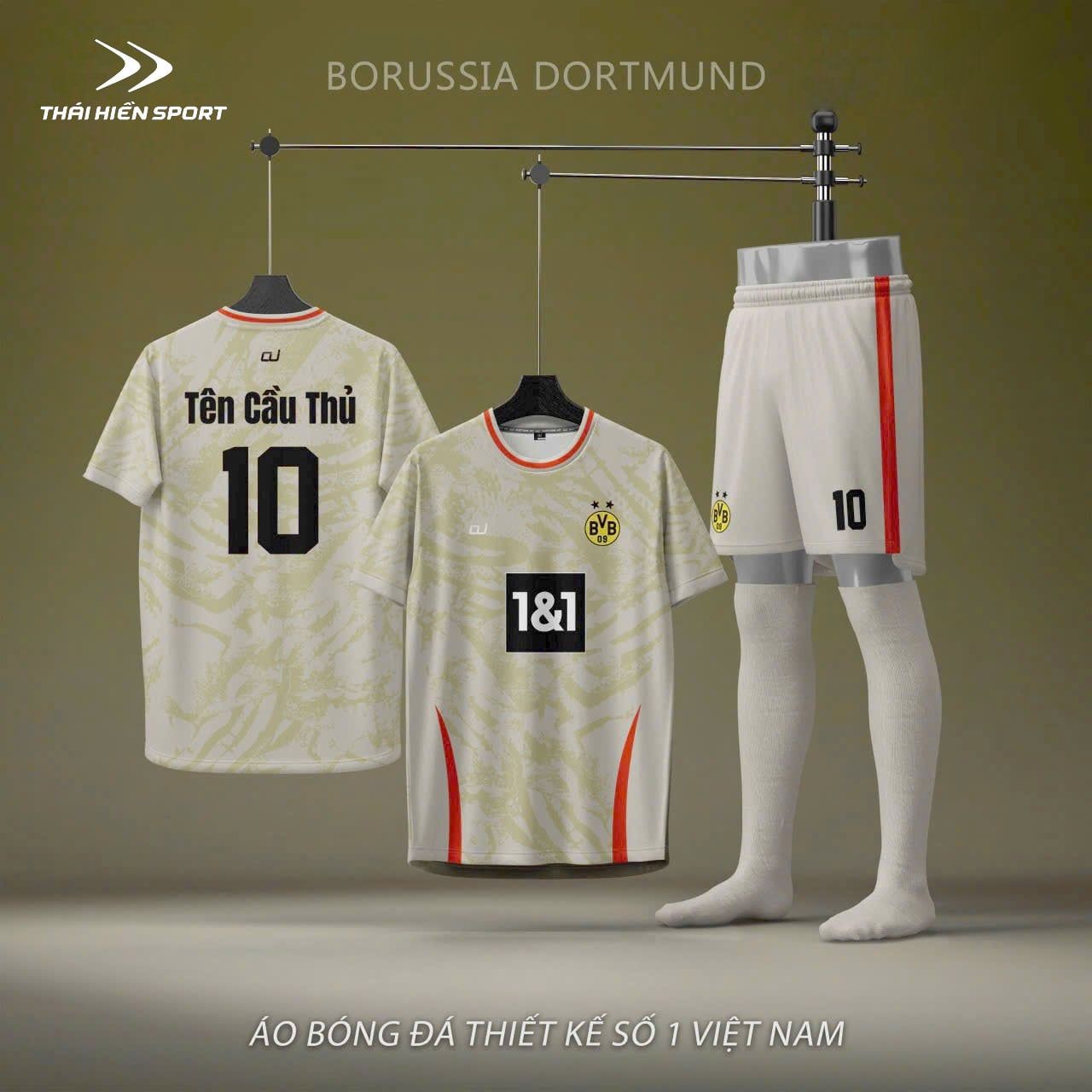  Áo đá bóng thiết kế Borussia Dortmund 