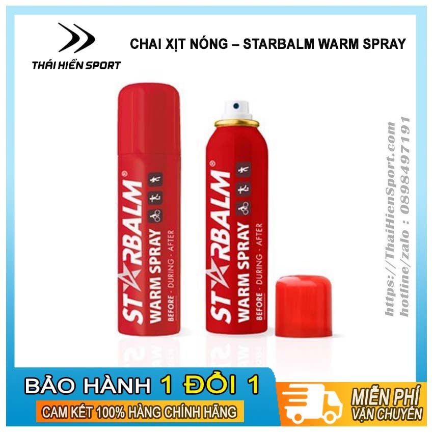  CHAI XỊT NÓNG – STARBALM WARM SPRAY 