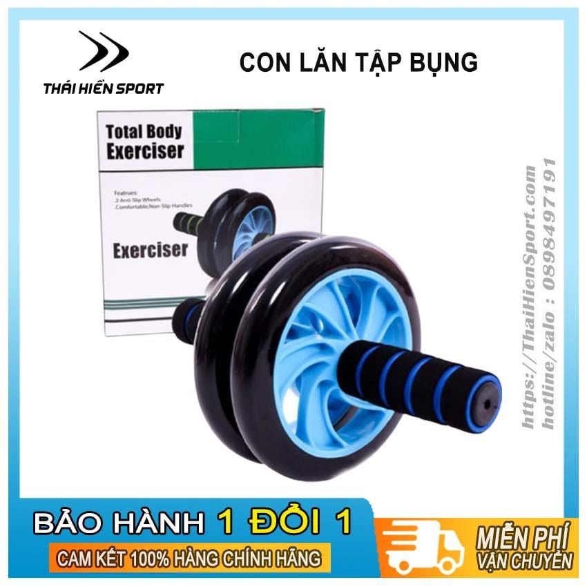  CON LĂN TẬP BỤNG AB DOUBLE WHEEL (LOẠI BÁNH TO 16.5CM) 