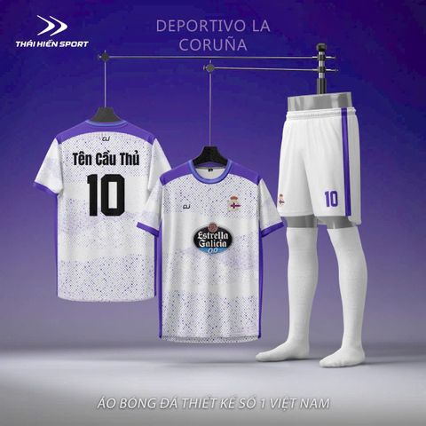  Áo đá bóng thiết kế Deportivo La Coruna 