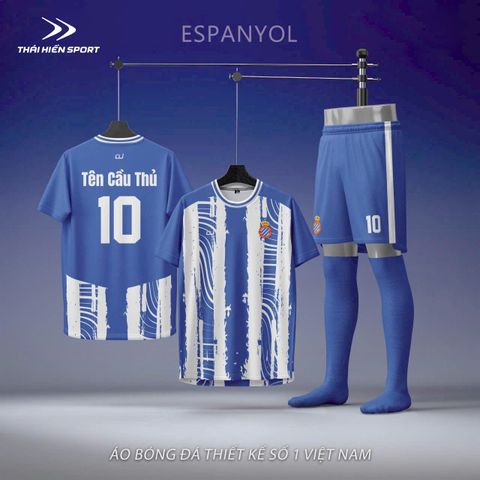  Áo đá bóng thiết kế Espanyol 