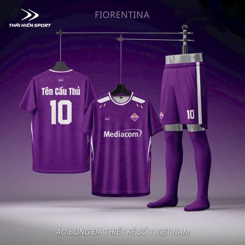  Áo đá bóng thiết kế Fiorentina 