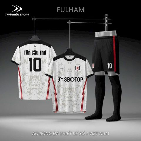  Áo đá bóng thiết kế Fulham 