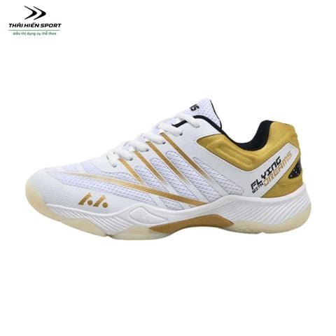  Giày cầu lông Lefus L026 trắng vàng 