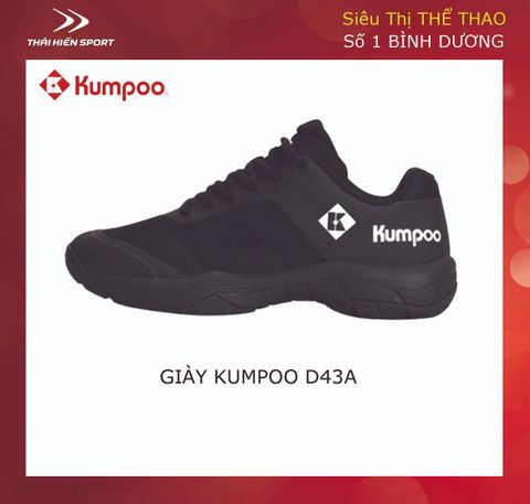  Giày cầu lông Kumpoo D43A đen 