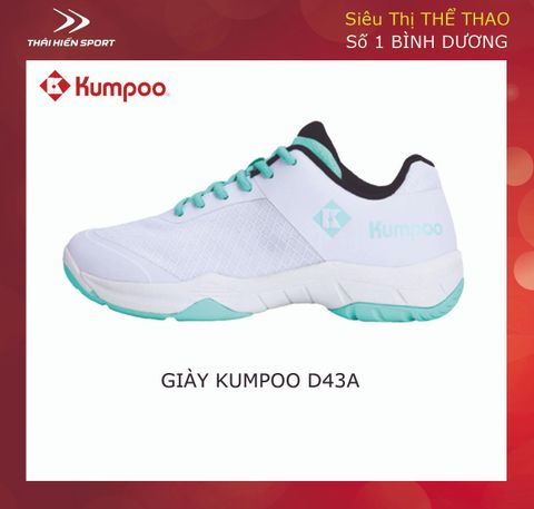  Giày cầu lông Kumpoo D43A trắng 