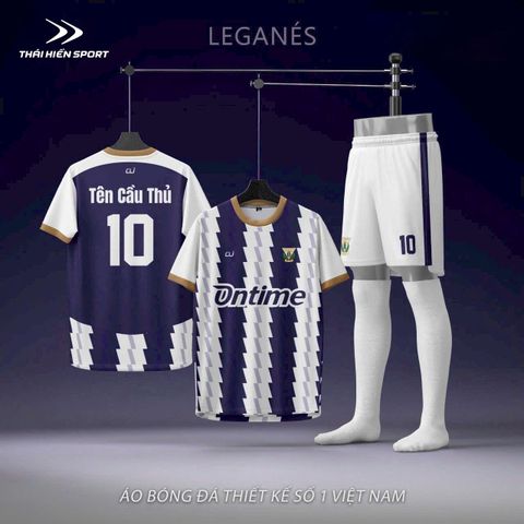  Áo đá bóng thiết kế Leganes 