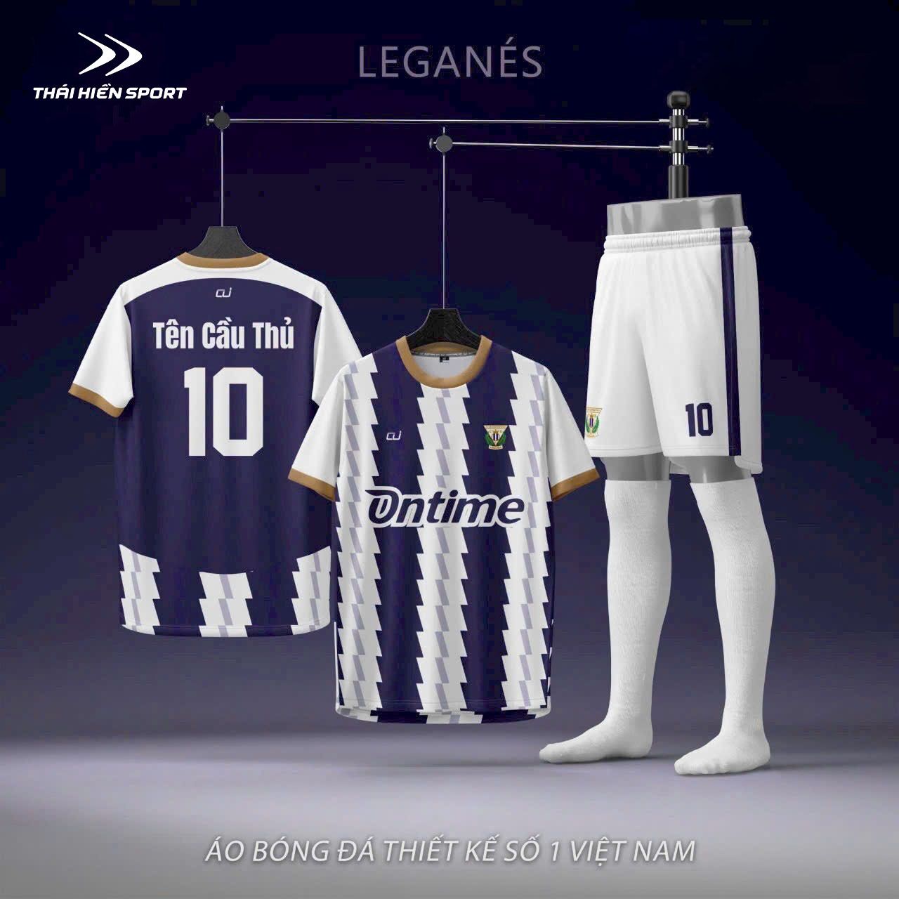  Áo đá bóng thiết kế Leganes 