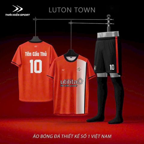  Áo đá bóng thiết kế Luton Town 