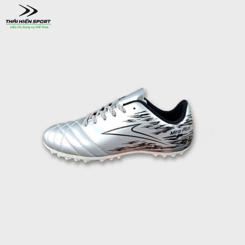  Giày đá bóng Mira Plus Bạc 