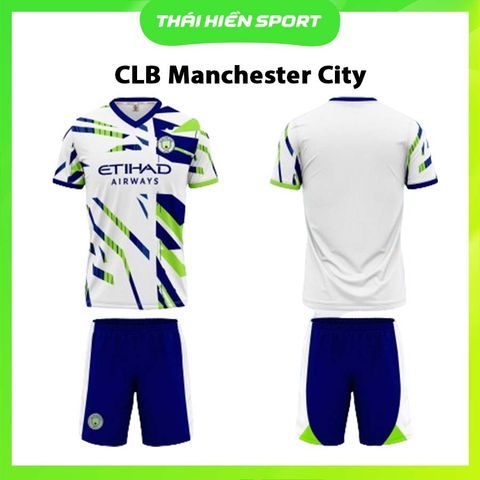  Áo đá bóng CLB trẻ em Manchester City 