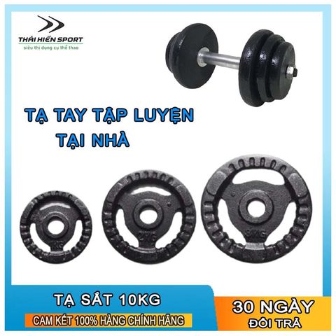  Tạ sắt miếng 10kg 