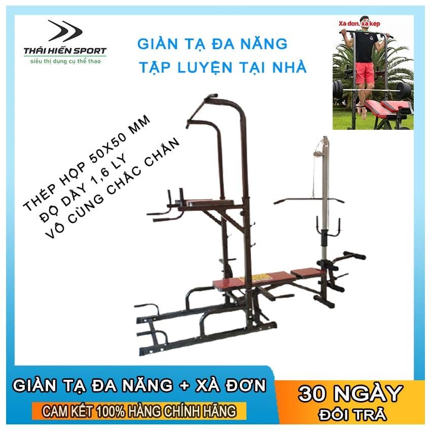  Ghế tạ đa năng kết hợp xà đơn 