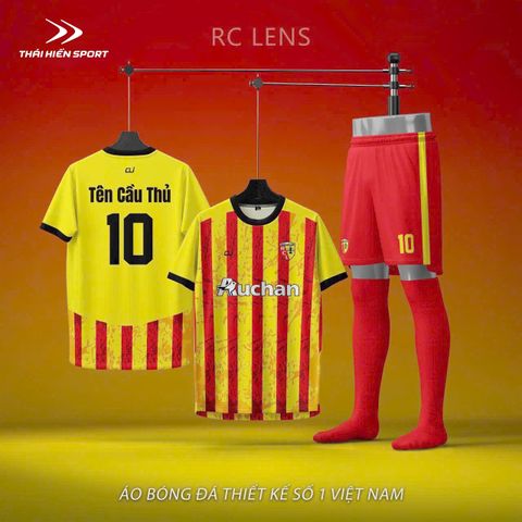  Áo đá bóng thiết kế Rc Lens 
