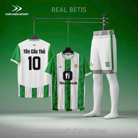  Áo đá bóng thiết kế Real Betis 