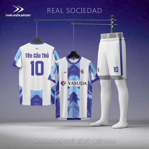 Áo đá bóng thiết kế Real Sociedad 