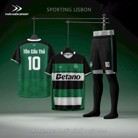  Áo đá bóng thiết kế Sporting Liseon 