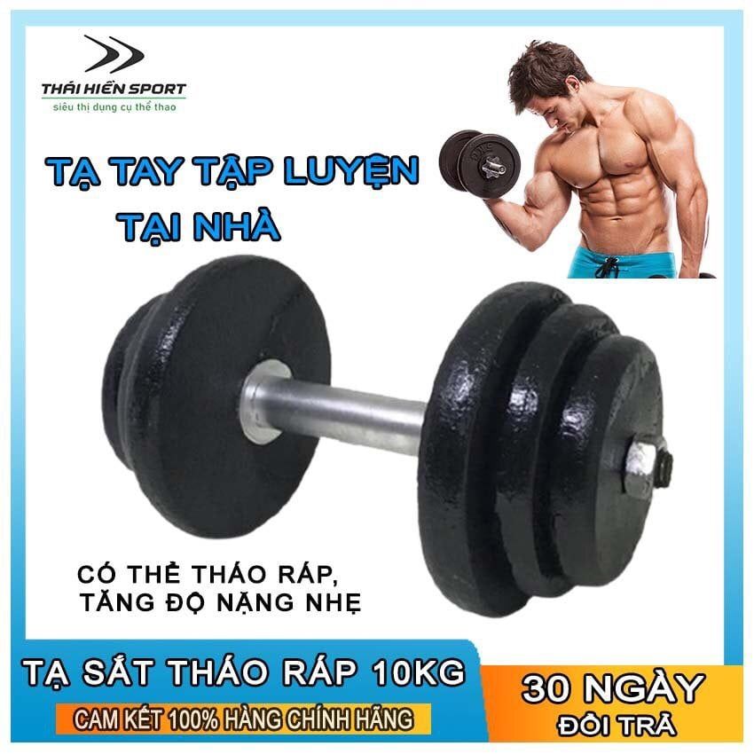  Tạ tay sắt tháo ráp 