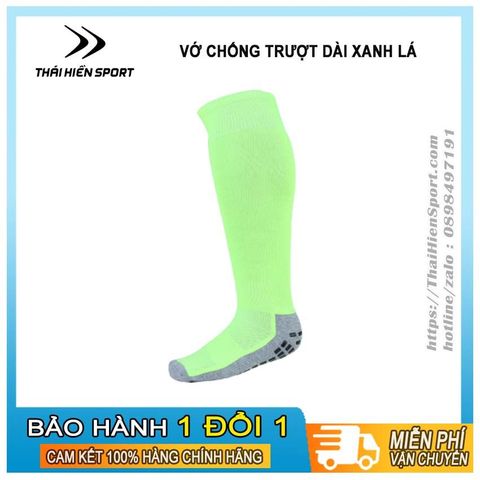  Vớ chống trượt dài xanh lá 