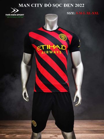  Áo đá bóng Manchester City đỏ 