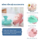  Bông tắm gội silicon cho bé BT15 - Thương hiệu Hinata 