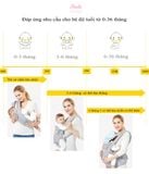  Đai địu con đa năng Hinata DDC02 