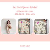  [03 Set] Pijama bé gái Hinata BF64/65 