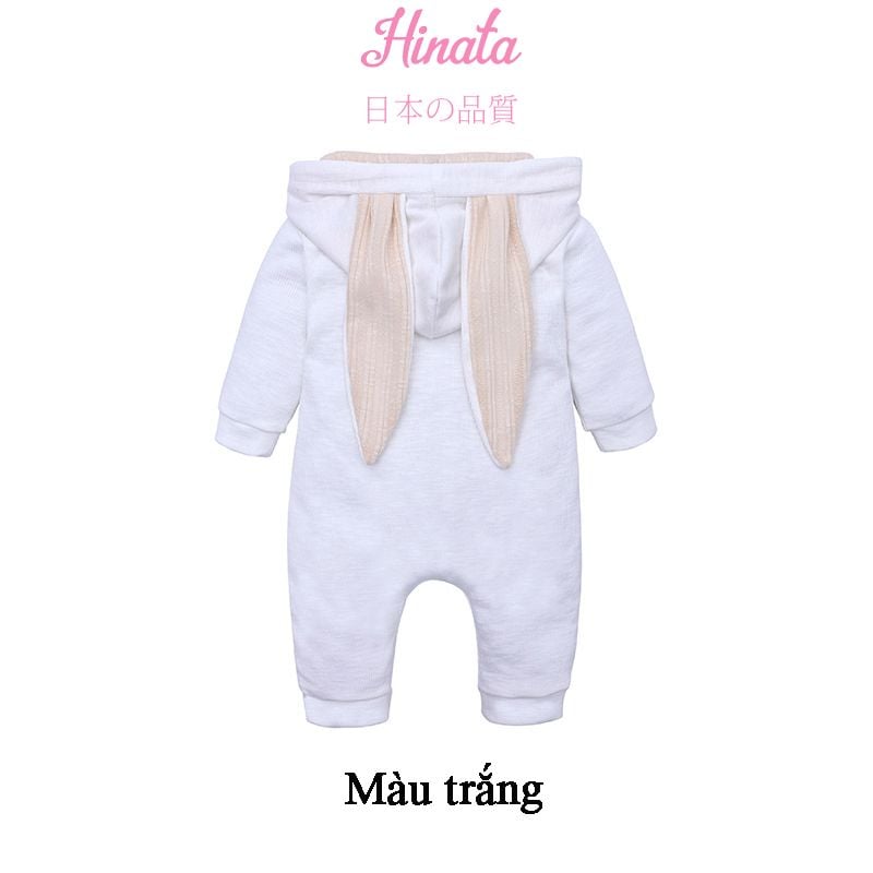  Set Romper unisex tai thỏ dễ thương BF52 Hinata 