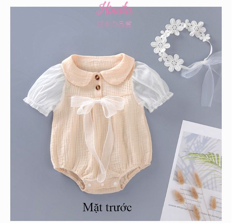  Set Bodysuit dễ thương cho bé gái BF54 Hinata 