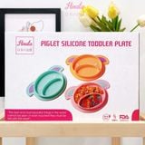  Bát ăn dặm Piglet Silicone BAD02 Hinata Nhật 