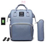  Balo bỉm sữa đa năng + Cổng sạc USB BL12 Hinata 