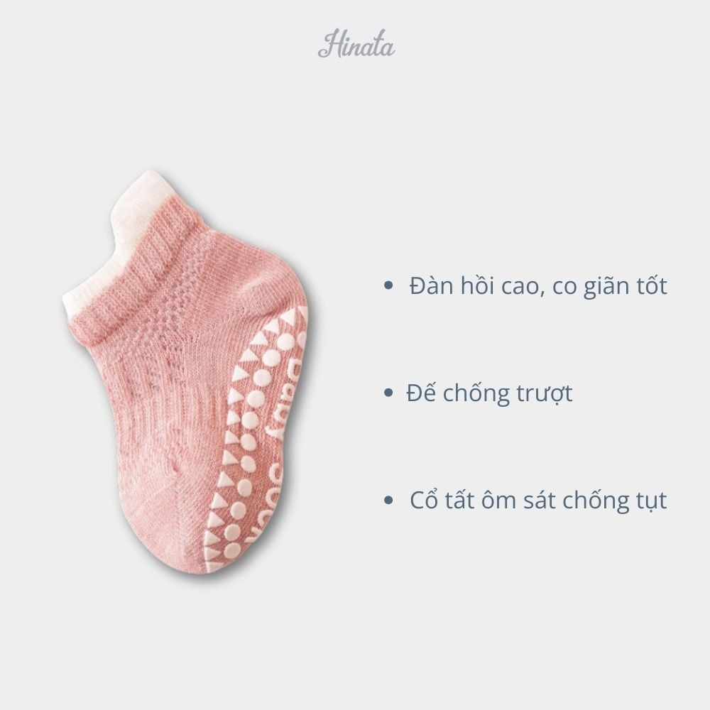  Vớ cotton chống trượt Hinata V16 