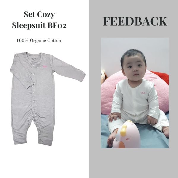  [02 Set] Cozy Sleepsuit dài Hinata BF02 