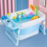  Bồn tắm gấp gọn có nhiệt kế cho trẻ em BT16 - Thương hiệu Hinata 