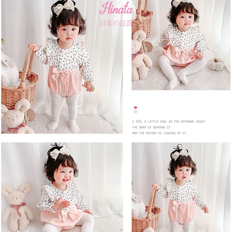  Bodysuit hoa dễ thương cho bé gái BF25 Hinata 