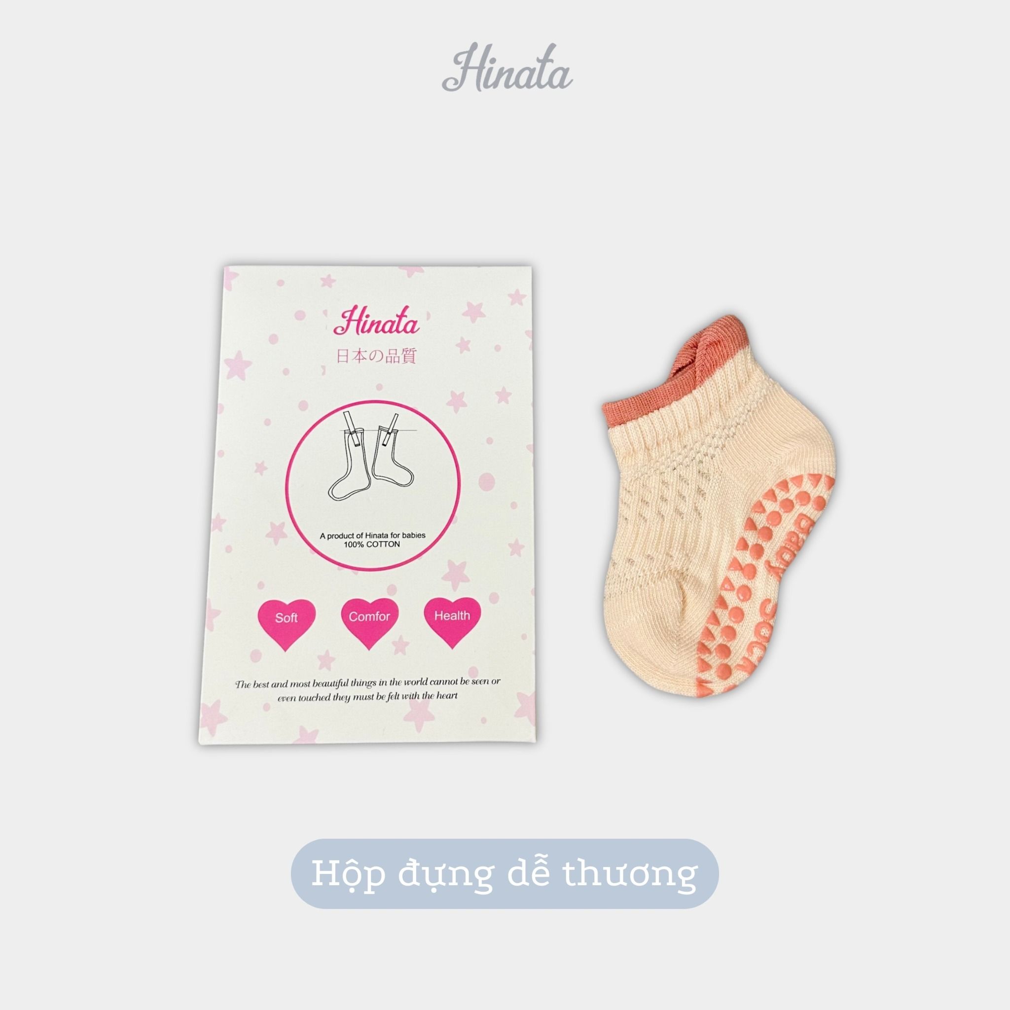  Vớ cotton chống trượt Hinata V16 