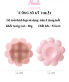  Bông tắm gội silicon cho bé BT15 - Thương hiệu Hinata 