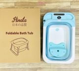  Bồn tắm gấp gọn có nhiệt kế cho trẻ em BT16 - Thương hiệu Hinata 