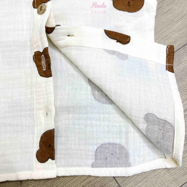  [03 Set] Đồ baby Muslin Unisex Hinata BF57 