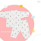  [01 Set] Bộ tay dài chất cotton siêu mềm mịn Hinata  BF82 