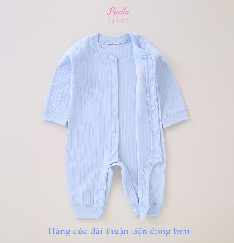  [03 Set] Body Sleepsuit unisex Hinata BF83 cho bé sơ sinh từ 0-6 tháng 