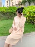  Đầm bầu Len dáng xuông Hinata DB025 