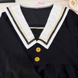  Đầm bầu cổ V dáng dài Hinata DB024 