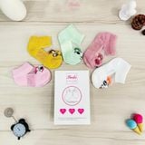  Set 5 Vớ sơ sinh cotton Hinata Nhật Bản V15 