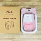 Bồn tắm gấp gọn có nhiệt kế cho trẻ em BT16 - Thương hiệu Hinata 