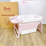  Bồn tắm gấp gọn có nhiệt kế cho trẻ em BT16 - Thương hiệu Hinata 