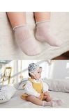  Set 5 Vớ cho bé trơn V12_Thoáng khí , thun co dãn 