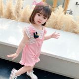  Set yếm cổ rộng phối áo thun cho bé gái Hinata BF40 - Sản phẩm không kèm túi đeo chéo 